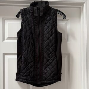 Athleta Black Quilted Vest